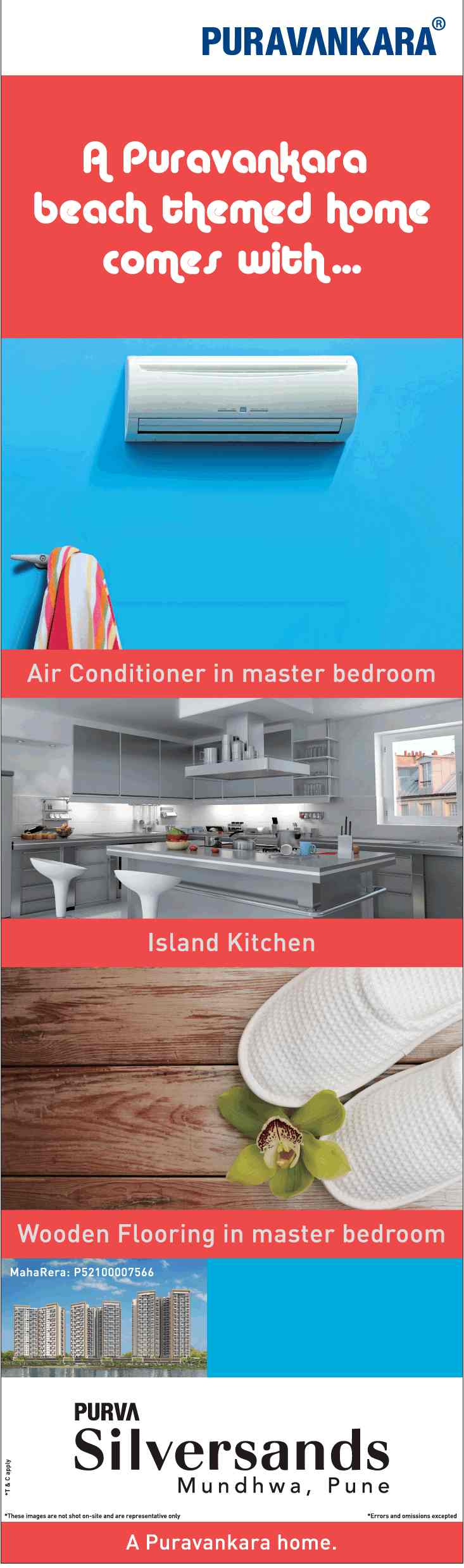 Live in a beach themed home at Purva Silversands in Pune